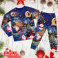 Santa And Christmas Gifts Long Sleeve Pajamas Set For Winter Nights And Thoughtful Gifting