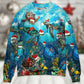 Turtle Christmas Ocean Sweater For Festive Parties Family Photos And Comfortable Seasonal Wear
