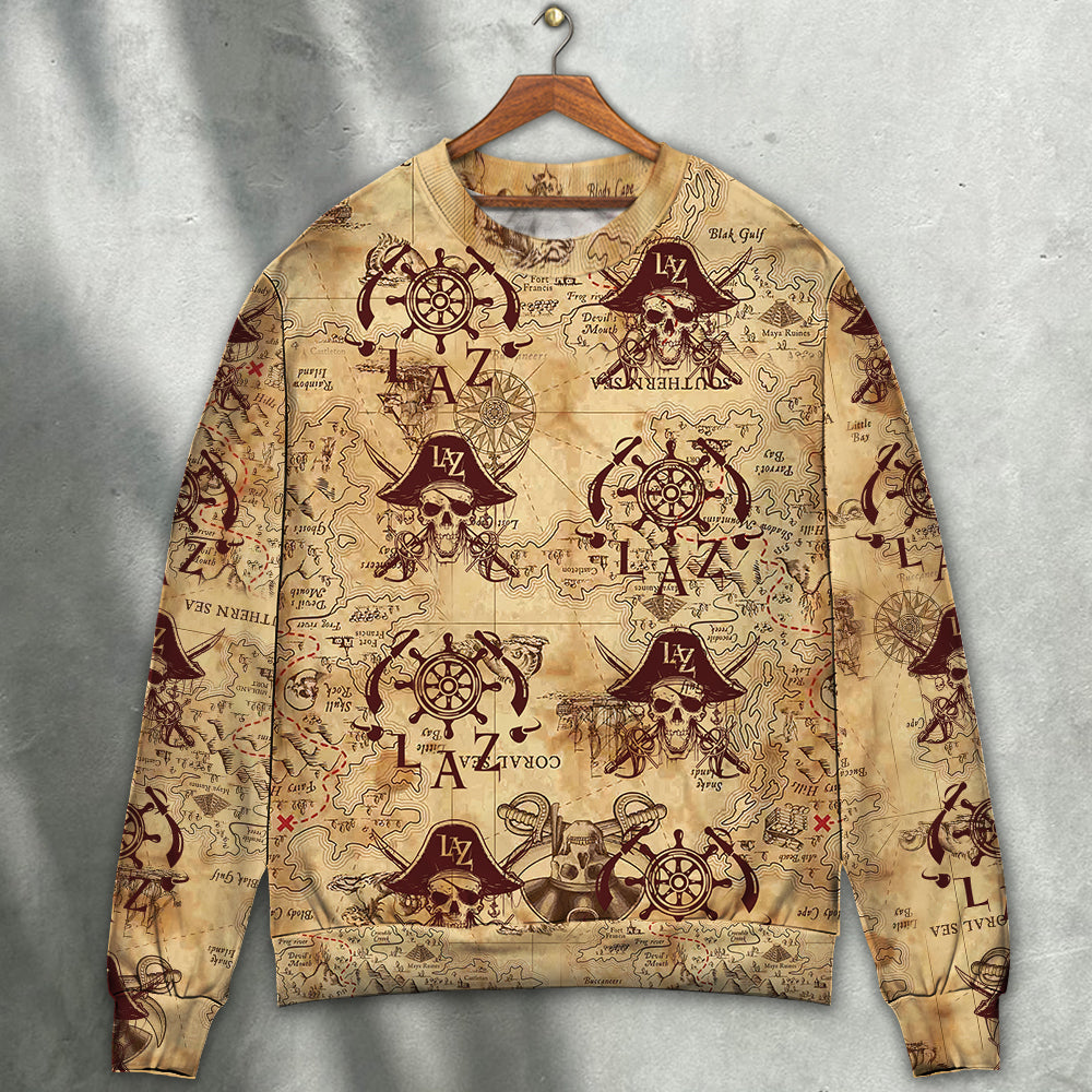 Pirate Skull Sweater For Halloween Events Weekend Outings And Creative Gift Giving