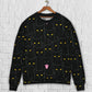 Black Cat Looking At You Sweater For Playful Everyday Outfits Travel And Comfortable Daily Wear