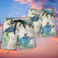 Turtle Peaceful And Sail Ship Beach Shorts Artwork Detail For Poolside And Ocean Adventures