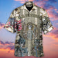 Coastal Windsurfing Activity Hawaiian Shirt Collar And Front View For Tropical Vacations