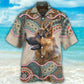 Creative German Shepherd Dog Hawaiian Shirt Button Front Artwork For Casual Outings