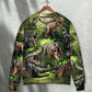 Dinosaur Forest Adventure Sweater For Casual Wear Travel Parties And Comfortable Seasonal Style