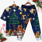 Nativity Christmas Celebration Short Sleeve Pajamas Set For Holiday Bedtime And Cozy Home Wear