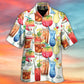 Cocktail Packed Drink Hawaiian Shirt For Summer Events And Casual Outdoor Wear