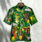 Tropical Dragon Cocktail Summer Hawaiian Shirt For Vacation Days And Relaxed Coastal Outings