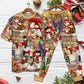 Snowman Couple Christmas Short Sleeve Pajamas Set For Christmas Mornings And Relaxed Lounging