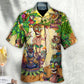 Cocktail Tiki Bar Summer Beach Hawaiian Shirt Pattern View For Lightweight Everyday Style