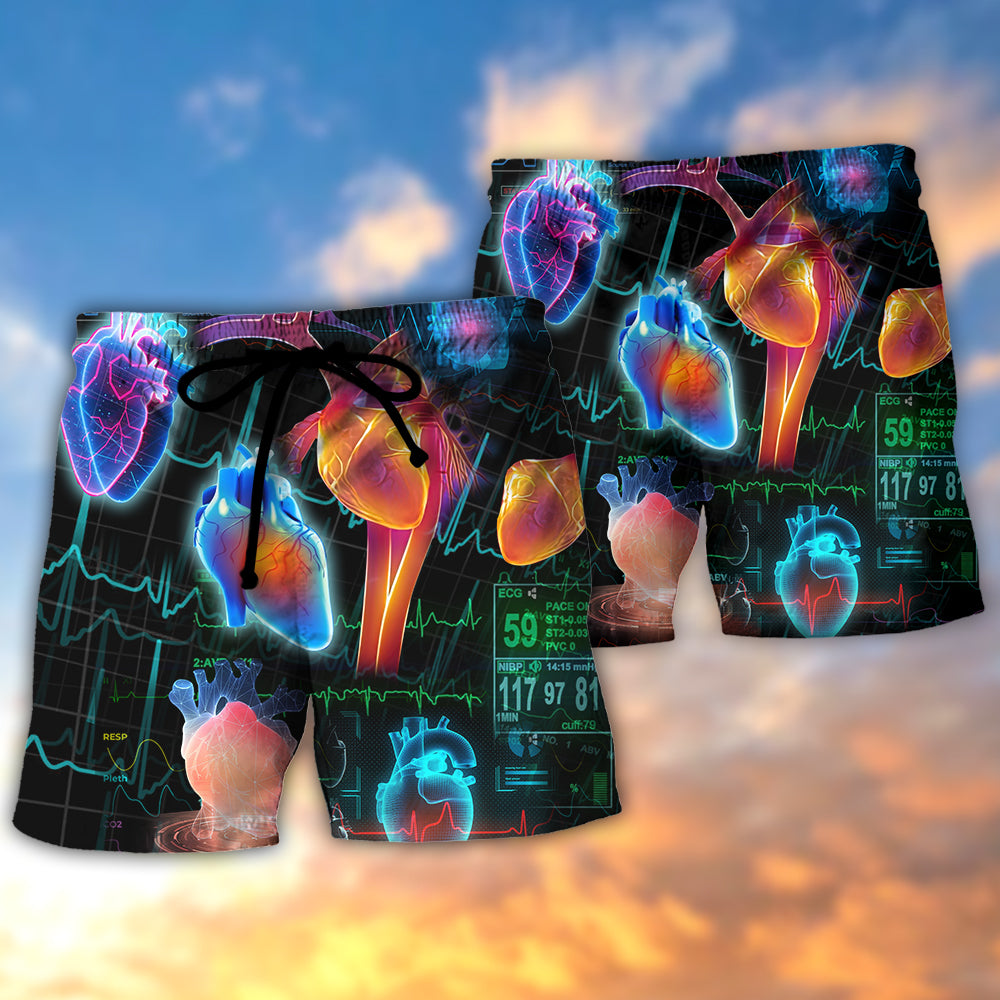 Cardiologist Proud Cardiologist Life Beach Shorts For Summer Vacation And Coastal Travel