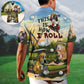 Funny Golf Dog Hawaiian Shirt For Active Holidays, Resort Trips, And Warm Weather Gatherings