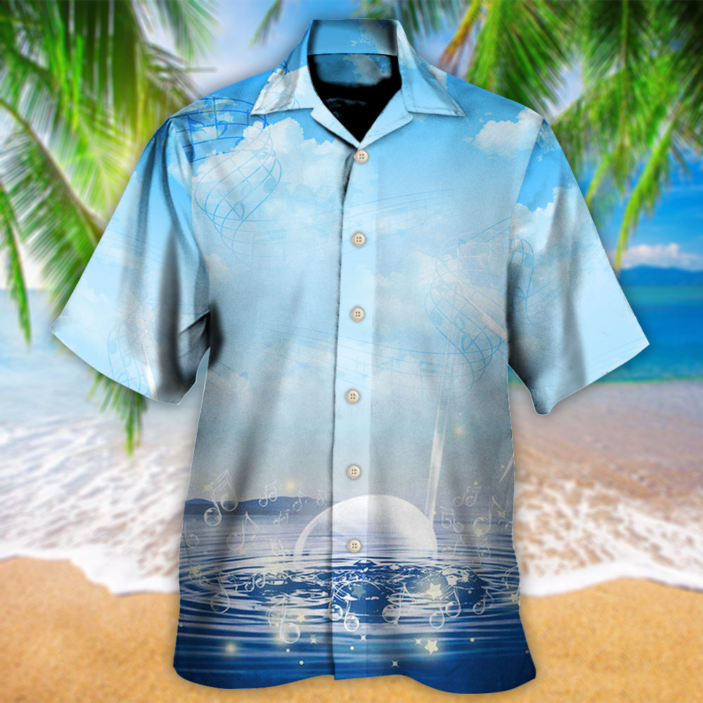 Music Sounds Nature Hawaiian Shirt Artwork View For Coastal Escapes And Resort Style