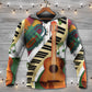 Vintage Classic Guitar Music Hoodie For Musicians Weekend Travel And Thoughtful Gift Giving