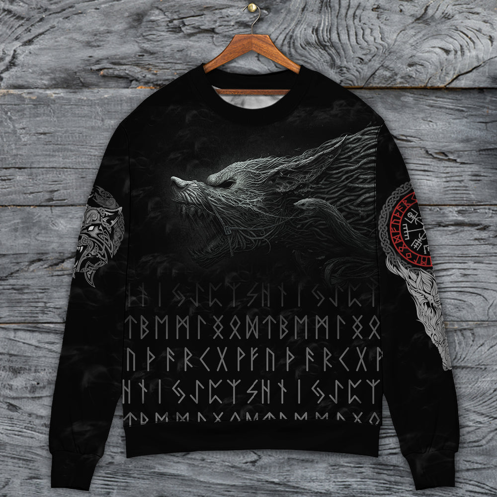 Viking Warrior Blood Black Sweater For Outdoor Gatherings Weekend Trips And Bold Casual Styling
