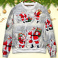 Christmas Santa Always With You Sweater For Festive Events Weekend Outings And Comfortable Winter Style