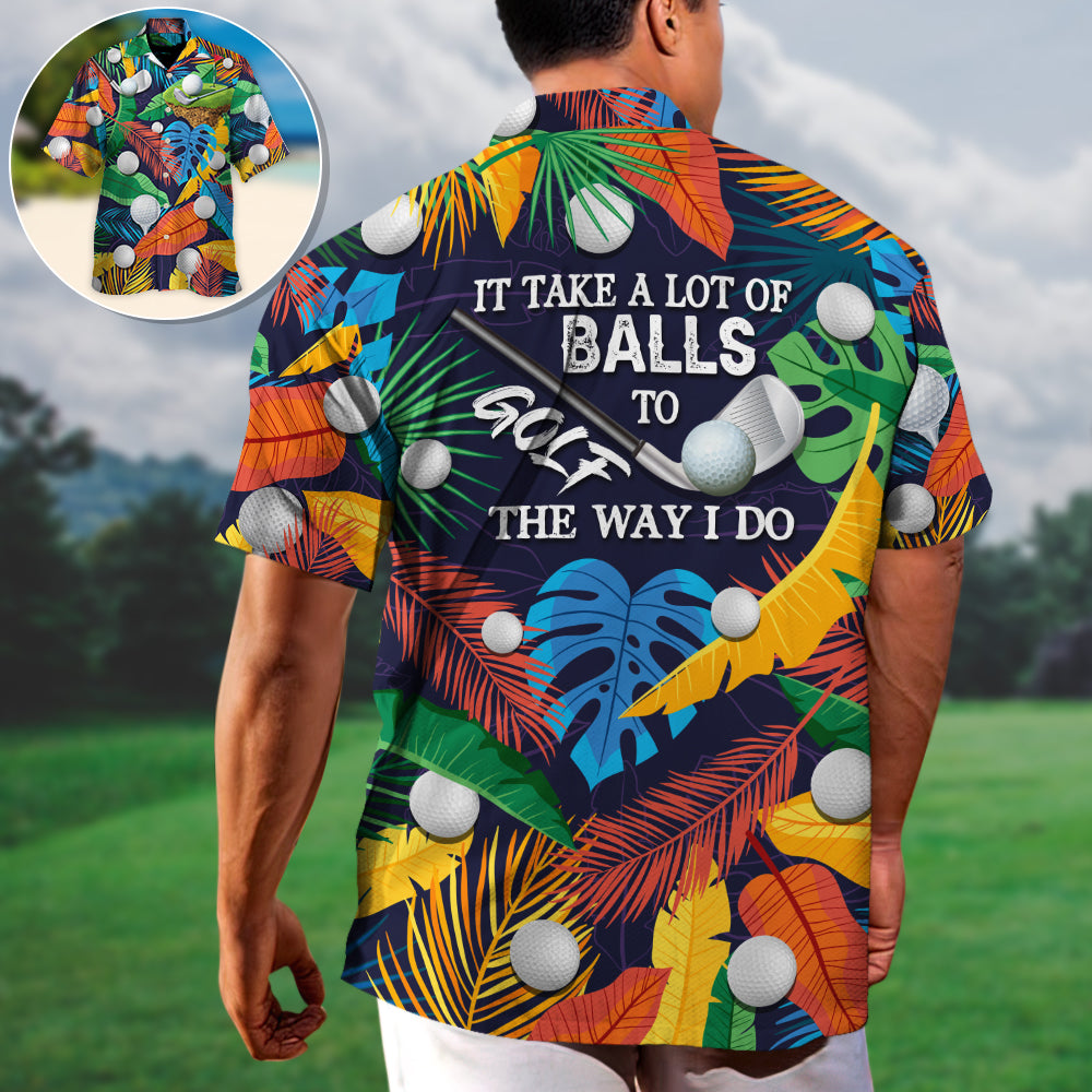 Tropical Funny Golf Weekend Humor Hawaiian Shirt For Beach Days, Weekend Events, And Thoughtful Gift Giving