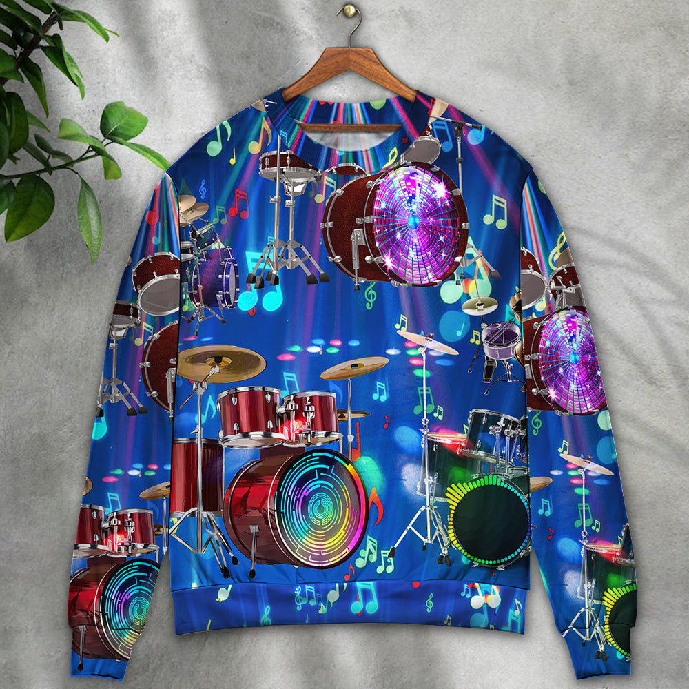 Drum Is My Neon Light Sweater For Casual Wear Festivals Travel And Thoughtful Gifting