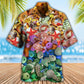Beach Starfish Seashells Coastal Hawaiian Shirt For Resort Getaways And Comfortable Summer Activities