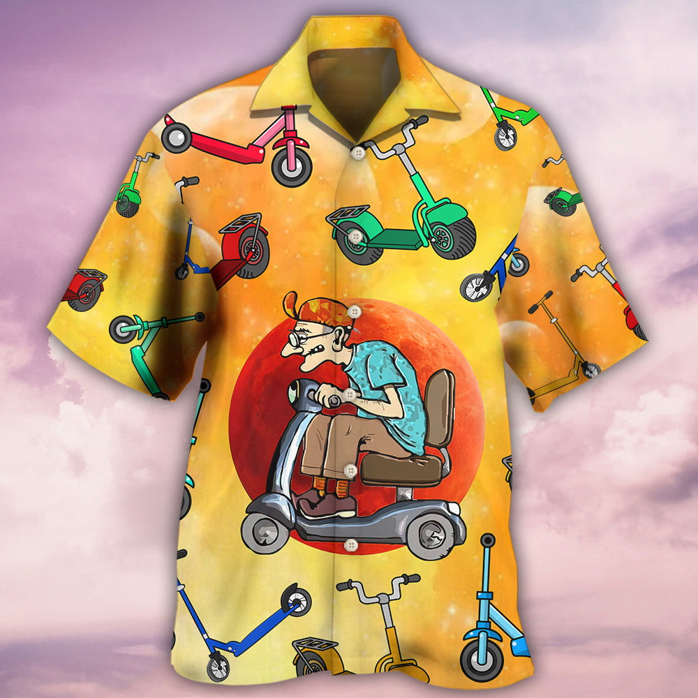 Scooter Solar System Underestimate Hawaiian Shirt For Poolside Relaxation And Sunny Getaways