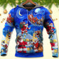 Magic Christmas Santa Town Night Hoodie For Seasonal Parties Casual Wear And Thoughtful Holiday Gifts