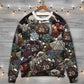 D20 Dice Dark Fantasy Sweater For Alternative Fashion Events And Thoughtful Seasonal Gifts