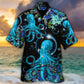 Floral Octopus Beauttiful Day Hawaiian Shirt Design View For Resort Travel And Thoughtful Gifting