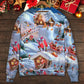 Christmas Santa And Gnome Merry Xmas Sweater For Winter Celebrations Family Events And Relaxed Seasonal Styling