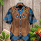 Bohemian Christmas Santa American Jacket Hawaiian Shirt Design View For Resort Travel And Thoughtful Gifting