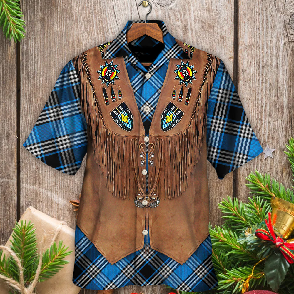 Bohemian Christmas Santa American Jacket Hawaiian Shirt Design View For Resort Travel And Thoughtful Gifting