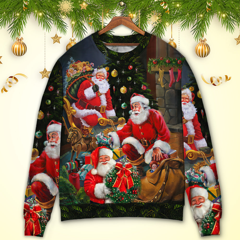 Christmas Santa Gift Xmas Is Coming Sweater For Seasonal Parties Cozy Gatherings And Thoughtful Holiday Gifts