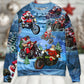 Christmas Driving With Santa Claus Sweater For Holiday Parties Family Gatherings And Seasonal Gift Giving