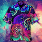 Neon Octopus Sea Hawaiian Shirt For Summer Vacation And Beach Travel