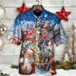 Christmas Train Hawaiian Shirt Graphic Artwork Detail For Island Holidays