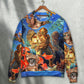 Diving Cat Under The Sea Sweater For Animal Inspired Style Events And Comfortable Daily Wear