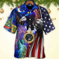 Christmas Patriotic New Year Hawaiian Shirt With All Over Print For Summer Vacation Beach Travel And Casual Wear