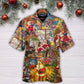 Happy Christmas Santa Season Joy Hawaiian Shirt For Summer Events And Casual Outdoor Wear