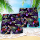 Neon Turtle Ocean Glow Beach Shorts For Outdoor Adventures And Thoughtful Seasonal Gifts