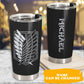 Fantasy Scout Emblem Personalized 20 Oz Tumbler For Coffee Travel And Daily Drinks