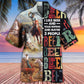 Horse Beer Team Roping Hawaiian Shirt Pattern View For Relaxed Warm Weather Outfits