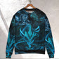 Blue Dragon Lightning Witch Fantasy Sweater For Alternative Fashion Events And Thoughtful Seasonal Gifts