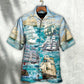 Sail Flying Cloud Sea Hawaiian Shirt Artwork View For Weekend Travel And Beach Style