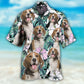 Dog Sweet Custom Photo Personalized Hawaiian Shirt Artwork View For Weekend Travel And Beach Style