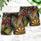 Darts Beach Shorts Pattern Detail For Outdoor Activities And Travel Ready Comfort
