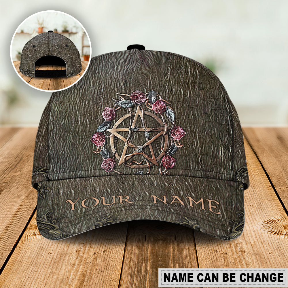 Mystical Witch Rose Personalized Classic Cap For Everyday Outfits Coastal Travel And Gift Giving