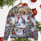 Christmas Winter Holiday Santa Sweater For Festive Parties Family Photos And Comfortable Seasonal Wear