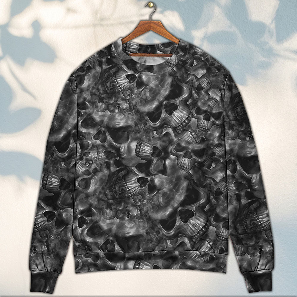 Skull Symbolic Sweater For Halloween Events Weekend Outings And Creative Gift Giving