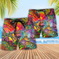 Dinosaur Beach Shorts Pattern Detail For Coastal Travel And Comfortable Daily Use