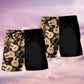 Guitar And Boat Chill Vibes Beach Shorts For Beach Days And Casual Style