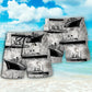 Retro Cruising Sea Map Adventure Beach Shorts For Warm Weather Travel And Everyday Comfort