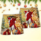 Christmas Christian Faith Magic Beach Shorts Pattern Detail For Seaside Leisure And Easy Warm Weather Wear